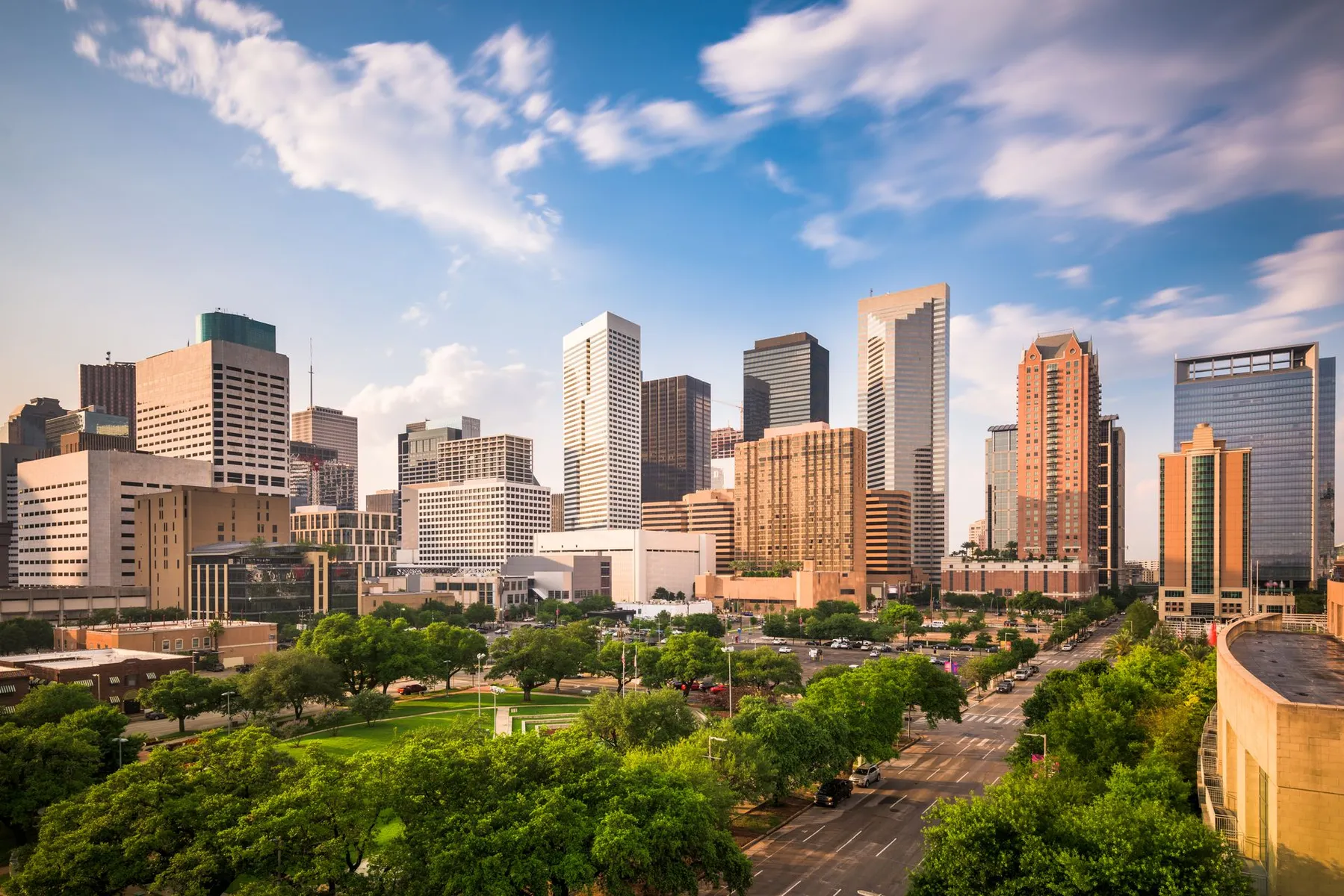 Houston, Texas downtown skyline